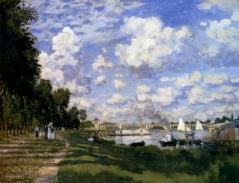 Claude Oscar Monet : The Marina At Argenteuil